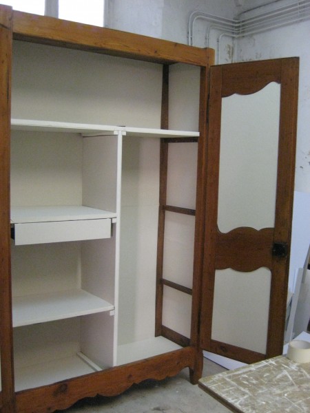 gainage intérieur armoire